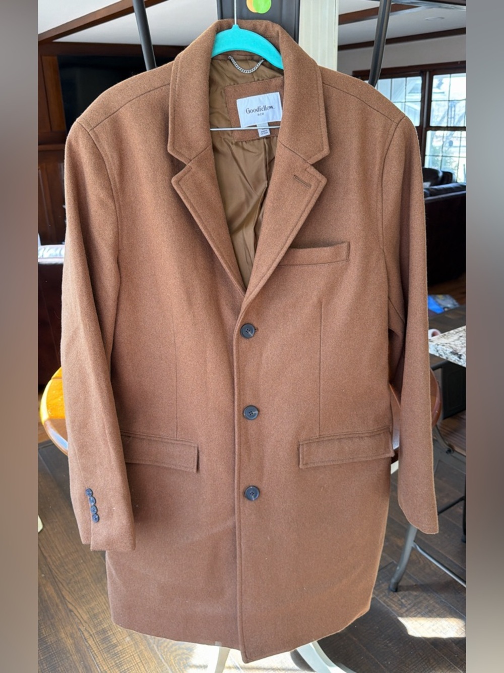 Medium Goodfellow tan peacoat